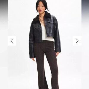 Urban Outfitters Pull On High Rise Flare Brown Glitter Pants Size Small